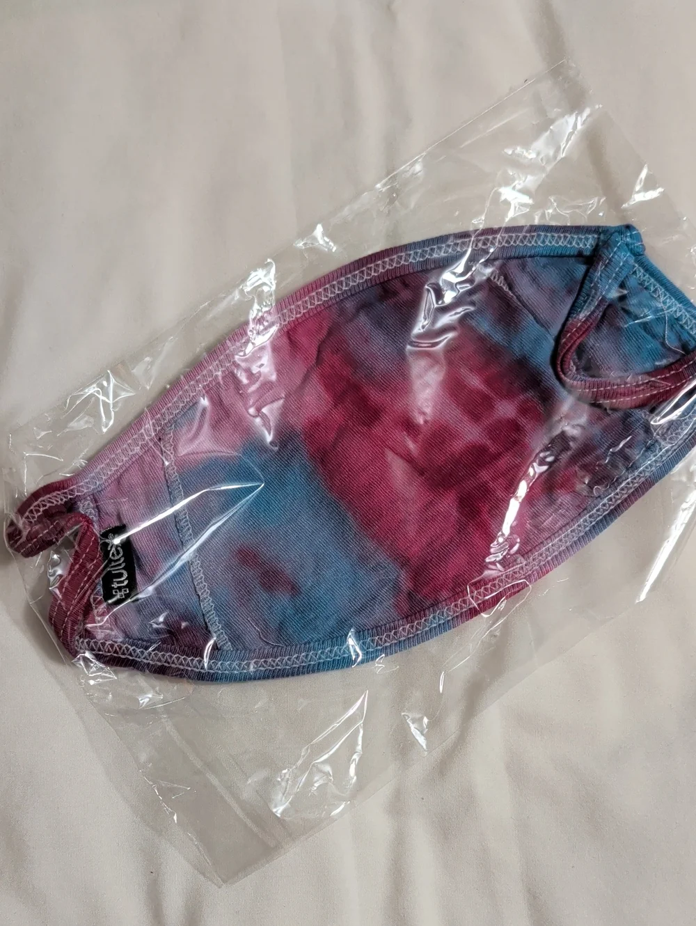 NWOT (018) Tultex Assortment Of 6 Cotton Hand Tie-dyed Face Masks/ Kids & Adults
